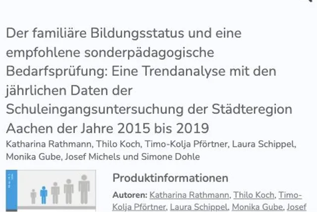 Ausschnitt der Verlagsseite mit Titel und Autor:innen des Artikels.