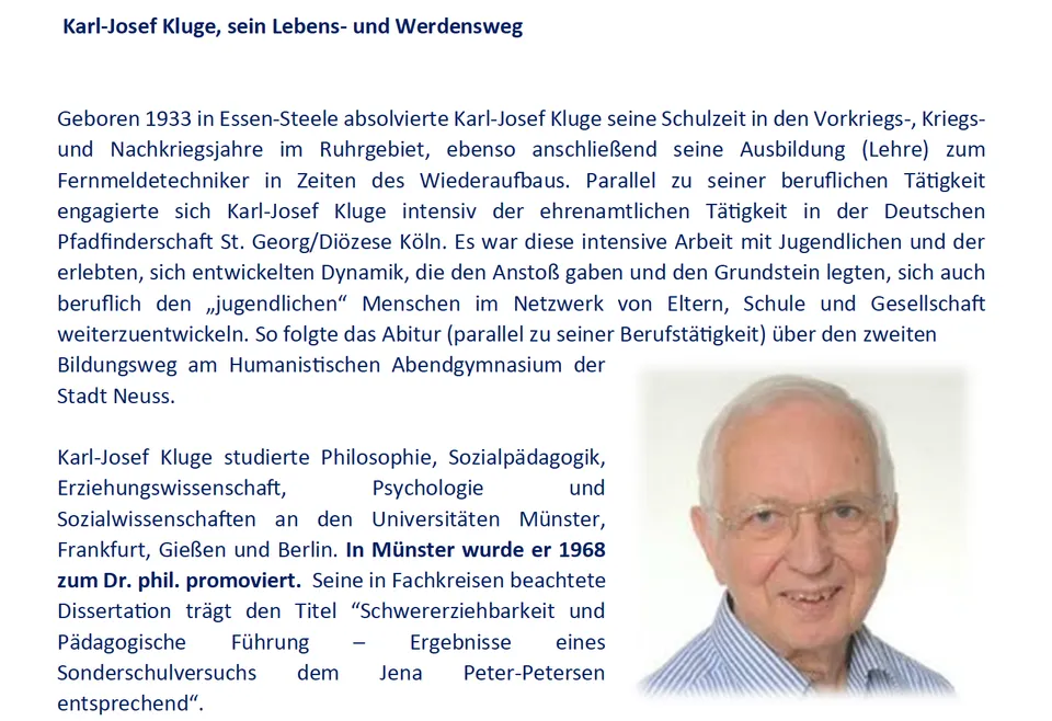 Porträt von Univ.-Prof. Dr. Karl-Josef Kluge