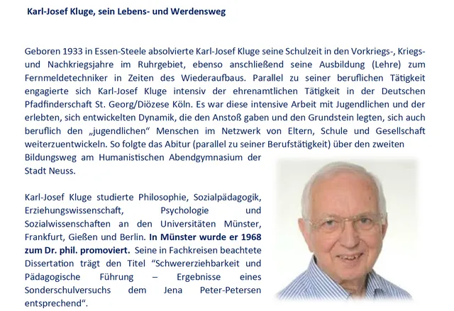 Porträt von Univ.-Prof. Dr. Karl-Josef Kluge