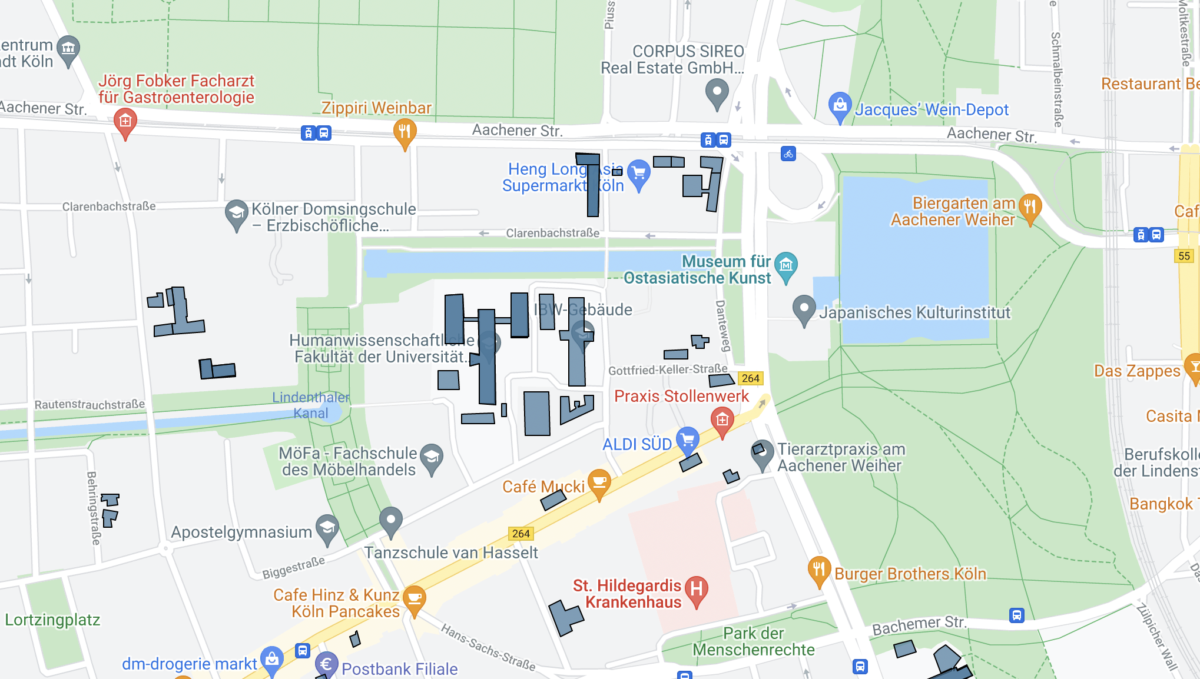 Modulhandb cher Lageplan Lehrstuhl ESE Uni K ln